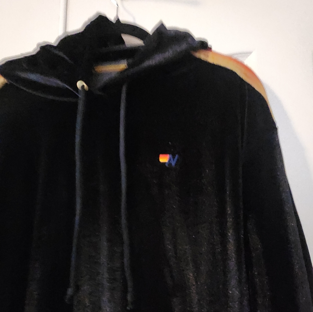 Aviator Nation Velvet Hooded Sweatshirt - Picture 3 of 6